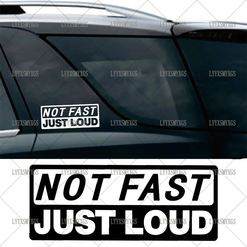 Self-Adhesive Custom Not Fast Just Loud Car Stickers Waterproof Sunscreen Vinyl Decal PVC wholesale Car Accessories
Self-Adhesive Custom Not Fast Just Loud Car Stickers Waterproof Sunscreen Vinyl Decal PVC wholesale Car Accessories