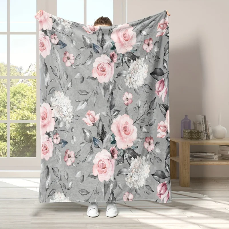 1PC Floral Rose Pattern Flannel Blanket, Soft and Casual Warmth-Keeping Blanket, Multi-functional Office Blanket, Outdoor Campi
1PC Floral Rose Pattern Flannel Blanket, Soft and Casual Warmth-Keeping Blanket, Multi-functional Office Blanket, Outdoor Campi