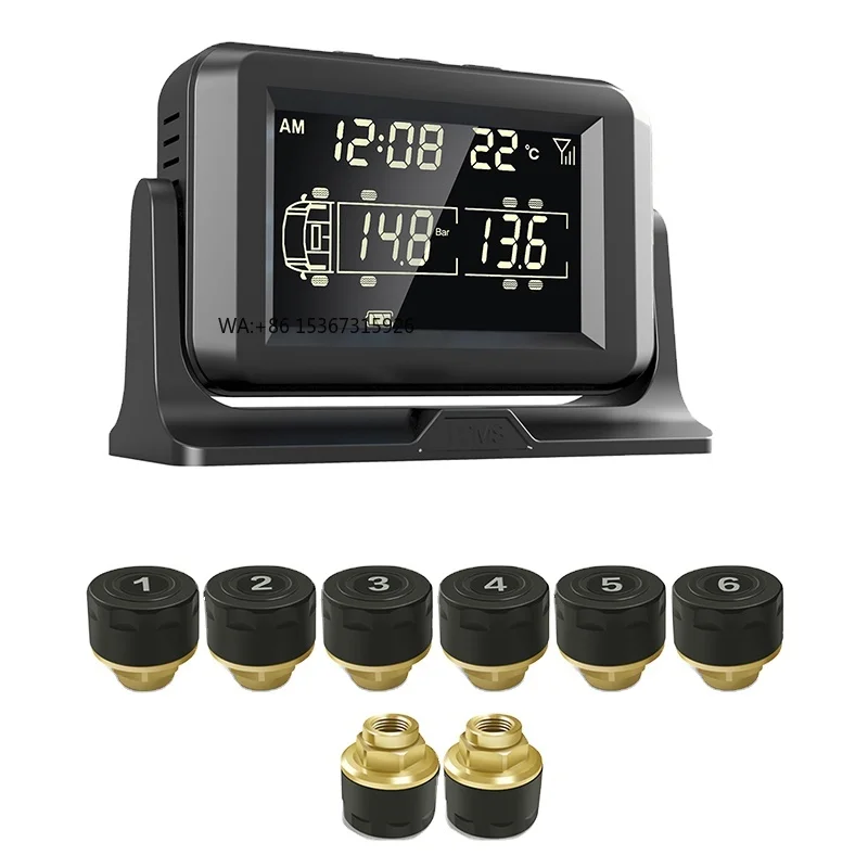 6-24 Wheels TPMS for Truck Digital Wireless Real Time Truck Tire Pressure System With External/ Internal Sensor
6-24 Wheels TPMS for Truck Digital Wireless Real Time Truck Tire Pressure System With External/ Internal Sensor