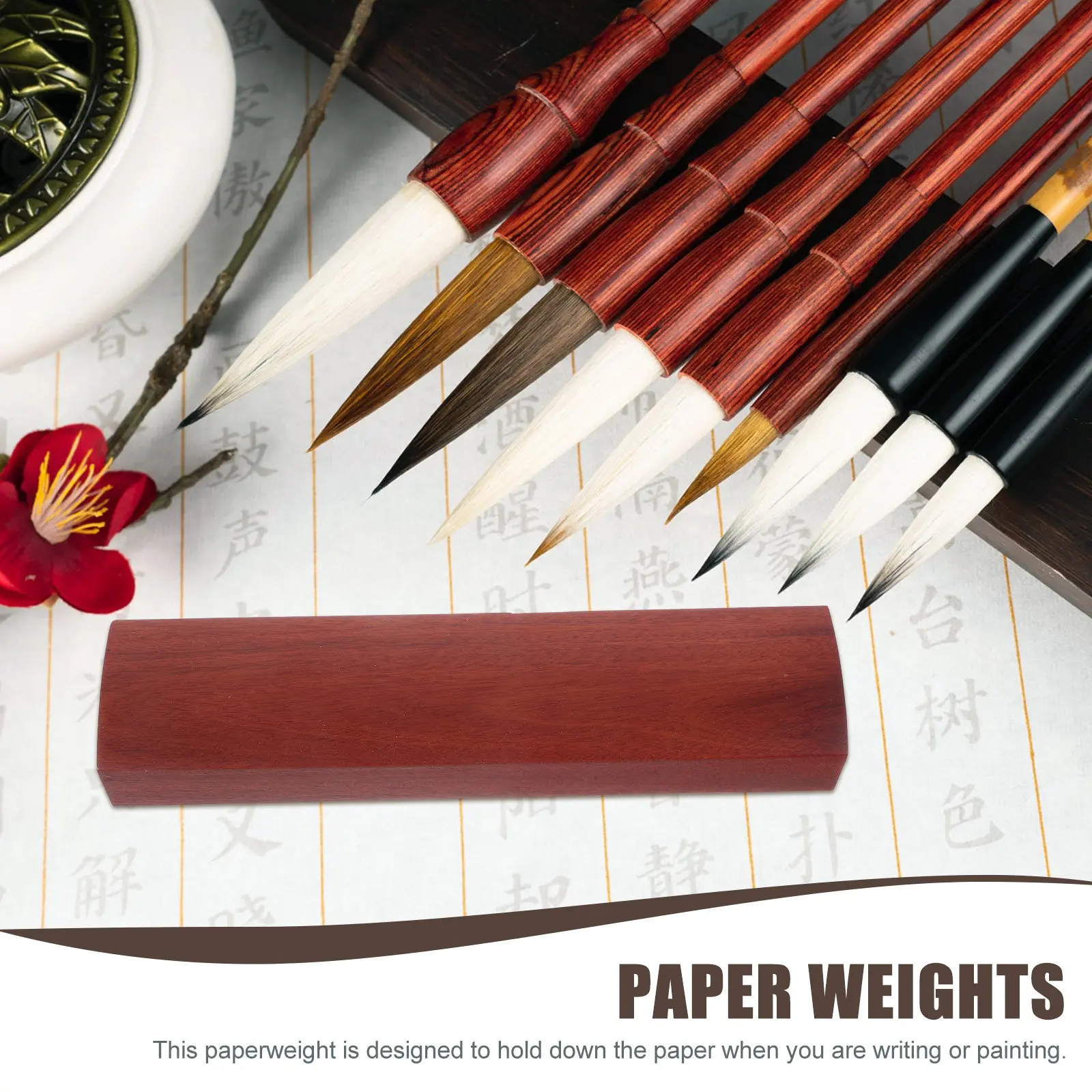 Red Sandalwood Paperweight Rectangular Wood Calligraphy Paper Weight For Painting Chinese Art Brush Holder Heavy Duty
Red Sandalwood Paperweight Rectangular Wood Calligraphy Paper Weight For Painting Chinese Art Brush Holder Heavy Duty
