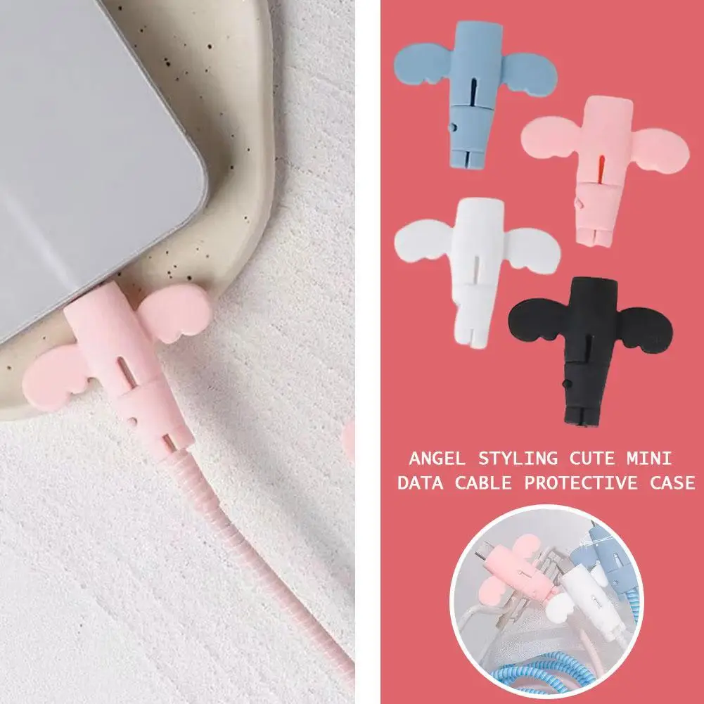 4pcs/set Angel Styling Cute Mini Data Cable Protective Case Anti-Break Charging Connector Protective Cover 2023 New
4pcs/set Angel Styling Cute Mini Data Cable Protective Case Anti-Break Charging Connector Protective Cover 2023 New