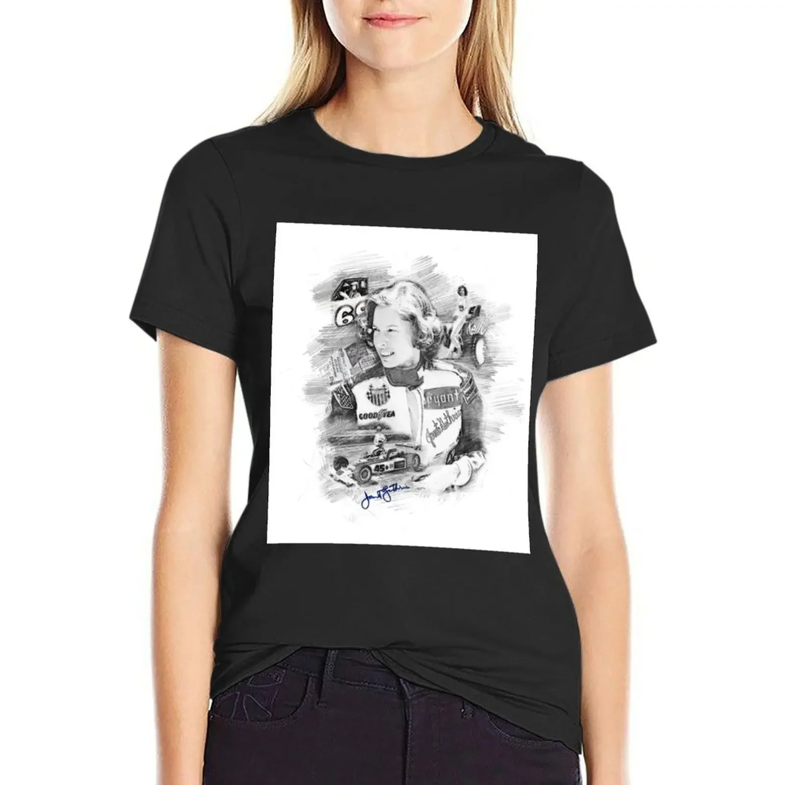 Janet Guthrie T-Shirt plus size tops plain plus sizes funny Women's summer blouses 2025
Janet Guthrie T-Shirt plus size tops plain plus sizes funny Women's summer blouses 2025