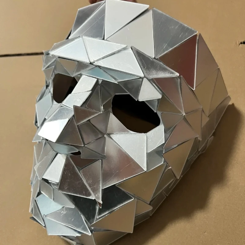 Festival Masquerade Mask for Women Mens Glitter Mirror Face Mask Cosplay Party Ball Club Silver Mask DJ Stage Show Coatume Props
Festival Masquerade Mask for Women Mens Glitter Mirror Face Mask Cosplay Party Ball Club Silver Mask DJ Stage Show Coatume Props