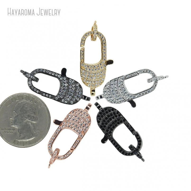 10Pcs Invisible Setting Cubic Zirconia Metal Geometric Oval & Hooks Copper Lobster Accessory Clasps
10Pcs Invisible Setting Cubic Zirconia Metal Geometric Oval & Hooks Copper Lobster Accessory Clasps