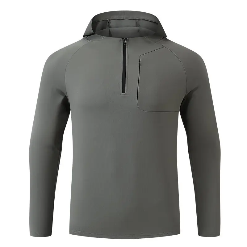 Мужская толстовка с длинным рукавом, повседневная, для активного отдыха, удобная, дышащая, эластичная, на молнии, осенняя, из полиэстера и хлопка
Мужская толстовка с длинным рукавом, повседневная, для активного отдыха, удобная, дышащая, эластичная, на молнии, осенняя, из полиэстера и хлопка