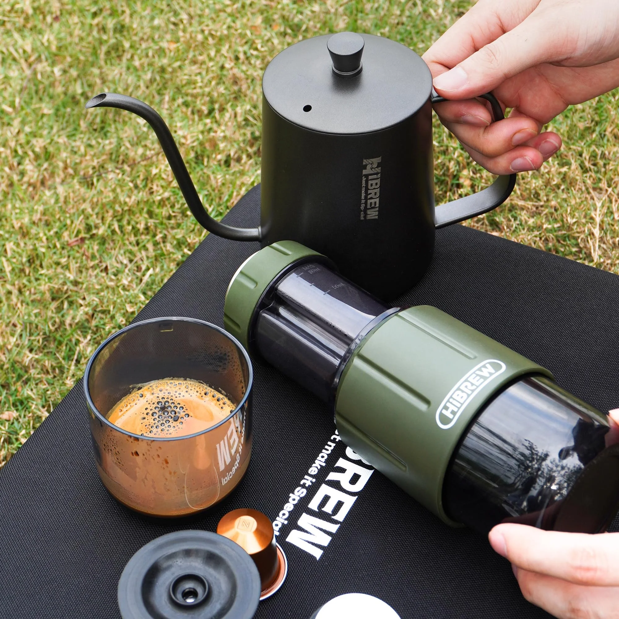 Hot Sale Portable Manual Plastic Espresso Machine Travel Capsule Mini H4D Hand-Pump Coffee Maker
Hot Sale Portable Manual Plastic Espresso Machine Travel Capsule Mini H4D Hand-Pump Coffee Maker