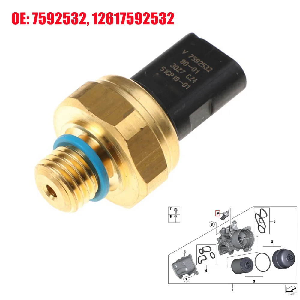 For BMW 1 2 3 4 5 6 7 Series M3 M4 X3 F25 X4 F26 X5 F70 X6 F71 12617592532 7592532 51CP18-01 Car Fuel Oil Pressure Sensor Switch
For BMW 1 2 3 4 5 6 7 Series M3 M4 X3 F25 X4 F26 X5 F70 X6 F71 12617592532 7592532 51CP18-01 Car Fuel Oil Pressure Sensor Switch