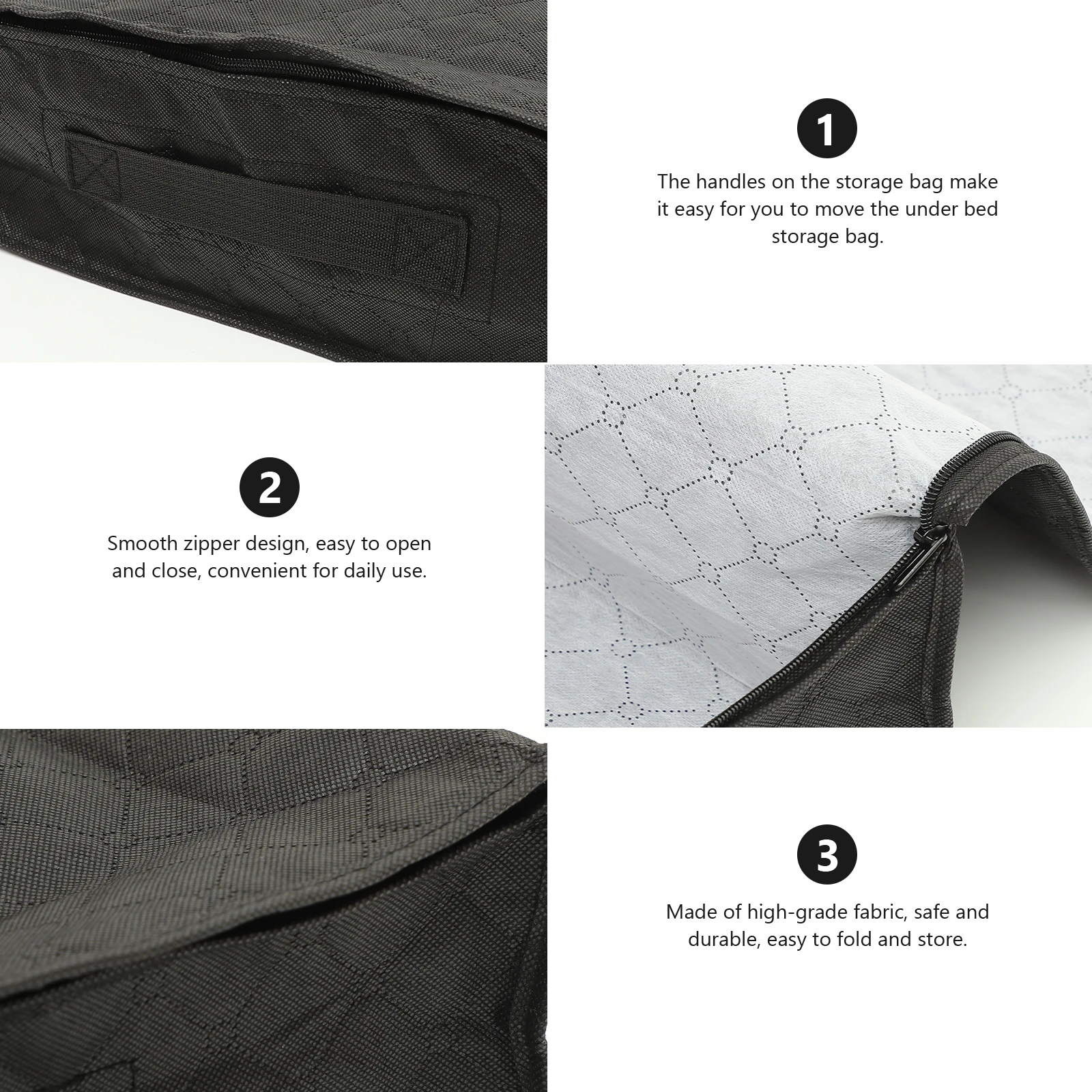 Foldable Nonwoven Under Bed Bag Large Capacity Zippered Clothes Organizer Transparent Window For Blankets Quilts Storage
Foldable Nonwoven Under Bed Bag Large Capacity Zippered Clothes Organizer Transparent Window For Blankets Quilts Storage