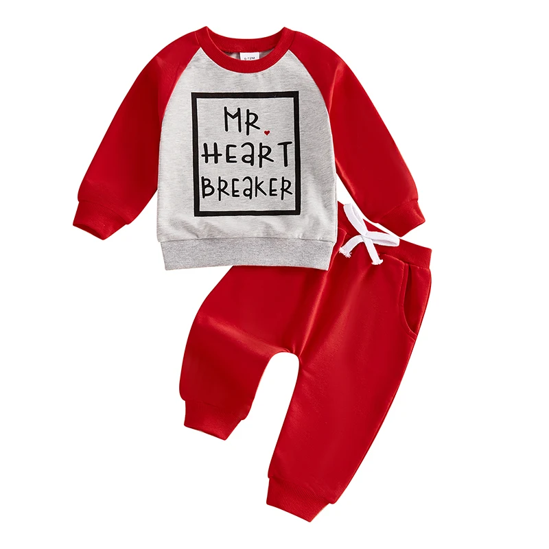 Baby Toddler Boy Valentines Day Outfit Letter Raglan Long Sleeve Sweatshirt Solid Long Pants 2 Piece Set
Baby Toddler Boy Valentines Day Outfit Letter Raglan Long Sleeve Sweatshirt Solid Long Pants 2 Piece Set