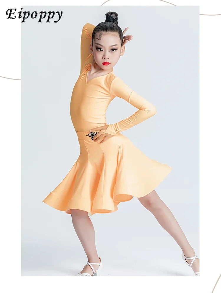 Latin Dance Wear Girls' Professional Racing Suit Large Skirt Dance Costume
Latin Dance Wear Girls' Professional Racing Suit Large Skirt Dance Costume