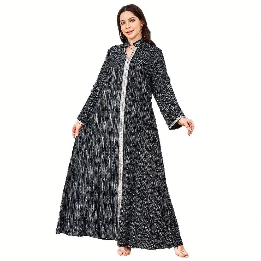 Новое поступление, OEM Eid, Ближний Восток, халат, мусульманский халат, женское платье, новое платье с длинными рукавами и бриллиантами, женская одежда 
Новое поступление, OEM Eid, Ближний Восток, халат, мусульманский халат, женское платье, новое платье с длинными рукавами и бриллиантами, женская одежда