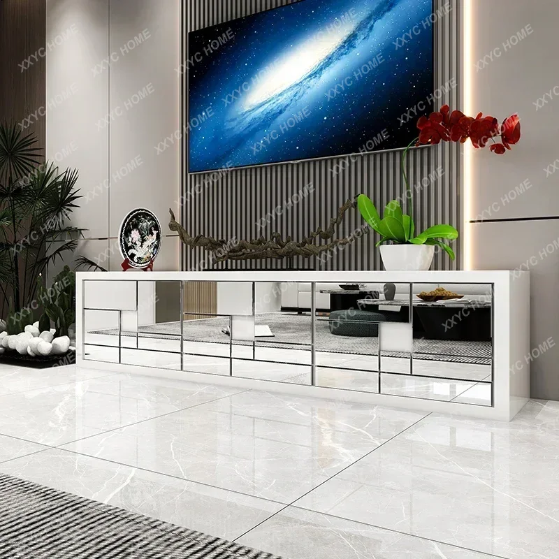 Light Luxury Mirror TV Cabinet Simple Modern Living Room Small Apartment Background Wall Film and Television Cabinet Bedroom
Light Luxury Mirror TV Cabinet Simple Modern Living Room Small Apartment Background Wall Film and Television Cabinet Bedroom