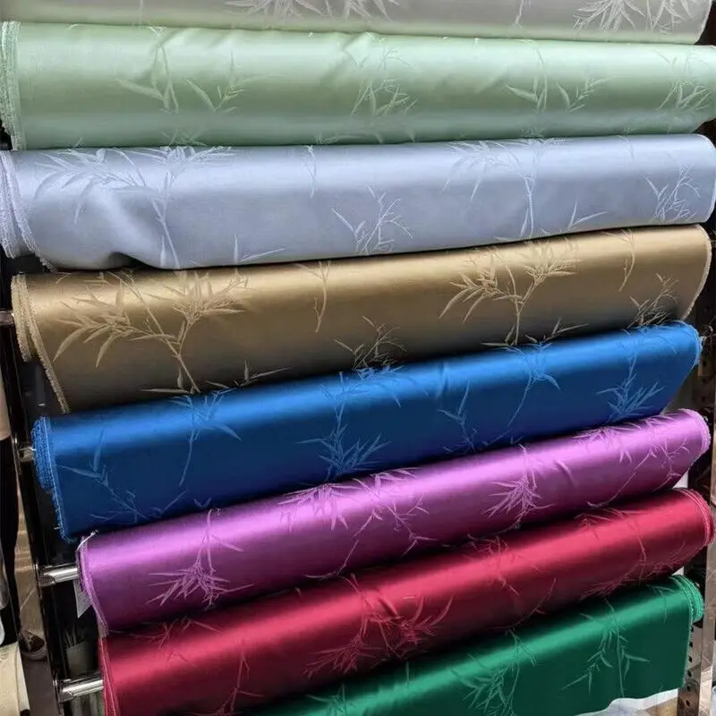 Heavy Real Silk Fabric 30Momme Bali Satin Bamboo Chinese Style Clothes Dress Cheongsam Silk Fabric
Heavy Real Silk Fabric 30Momme Bali Satin Bamboo Chinese Style Clothes Dress Cheongsam Silk Fabric