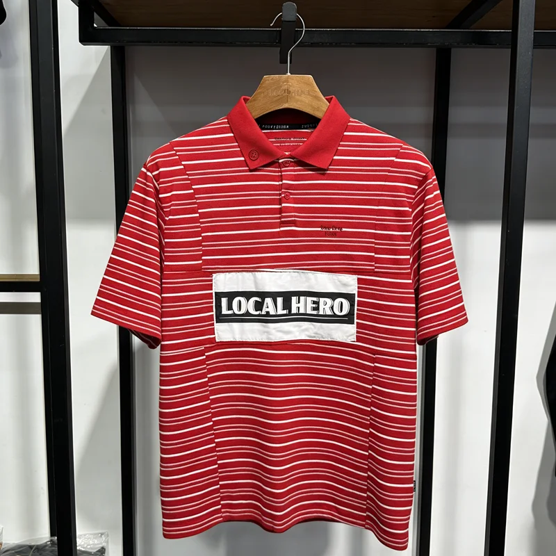 Red Stripe Martine Rose Polo Shirt Print Size Tag T-Shirt Men Women Classic Chest Embroidery Label Short Sleeve Tops Tee
Red Stripe Martine Rose Polo Shirt Print Size Tag T-Shirt Men Women Classic Chest Embroidery Label Short Sleeve Tops Tee