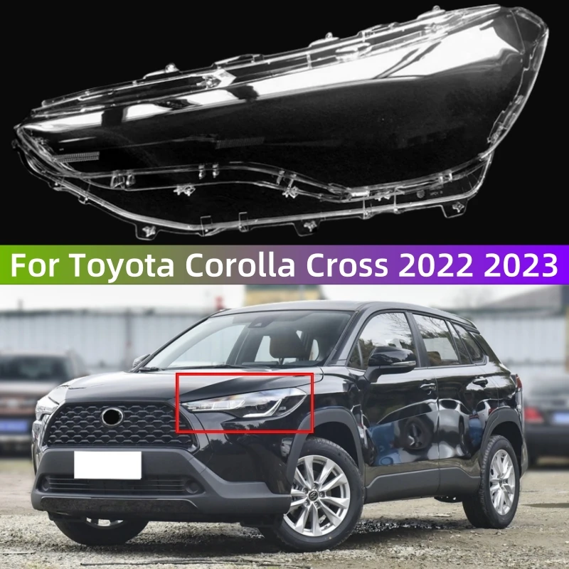 Для Toyota Corolla Cross 2022 2023, автомобильный аксессуар, стекло передней лампы, замена оригинального абажура
Для Toyota Corolla Cross 2022 2023, автомобильный аксессуар, стекло передней лампы, замена оригинального абажура