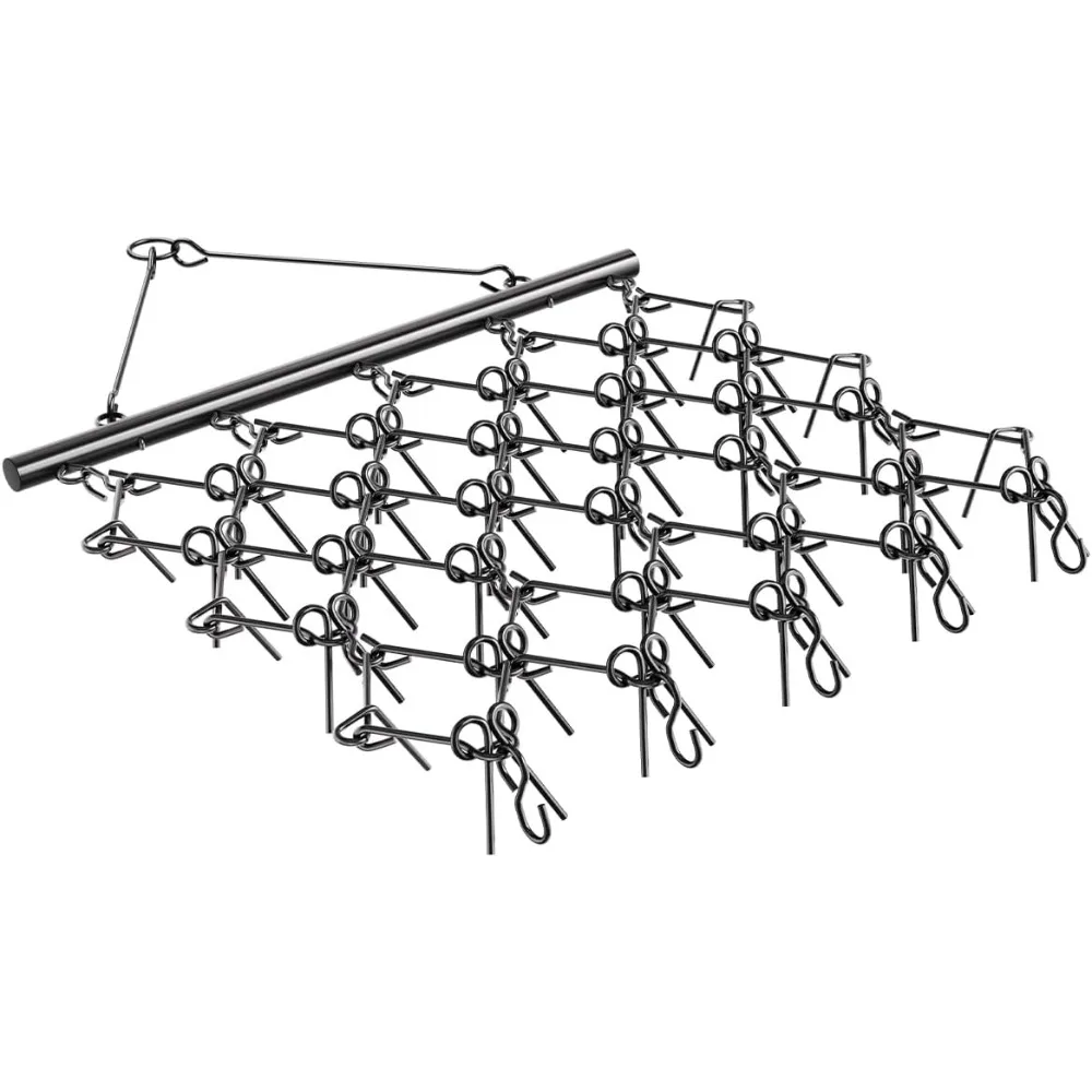 Durable 5ft x 4.5ft Chain Harrow with 60 Teeth for ATV, UTV, and Tractor, Perfect for Soil Preparation
Durable 5ft x 4.5ft Chain Harrow with 60 Teeth for ATV, UTV, and Tractor, Perfect for Soil Preparation