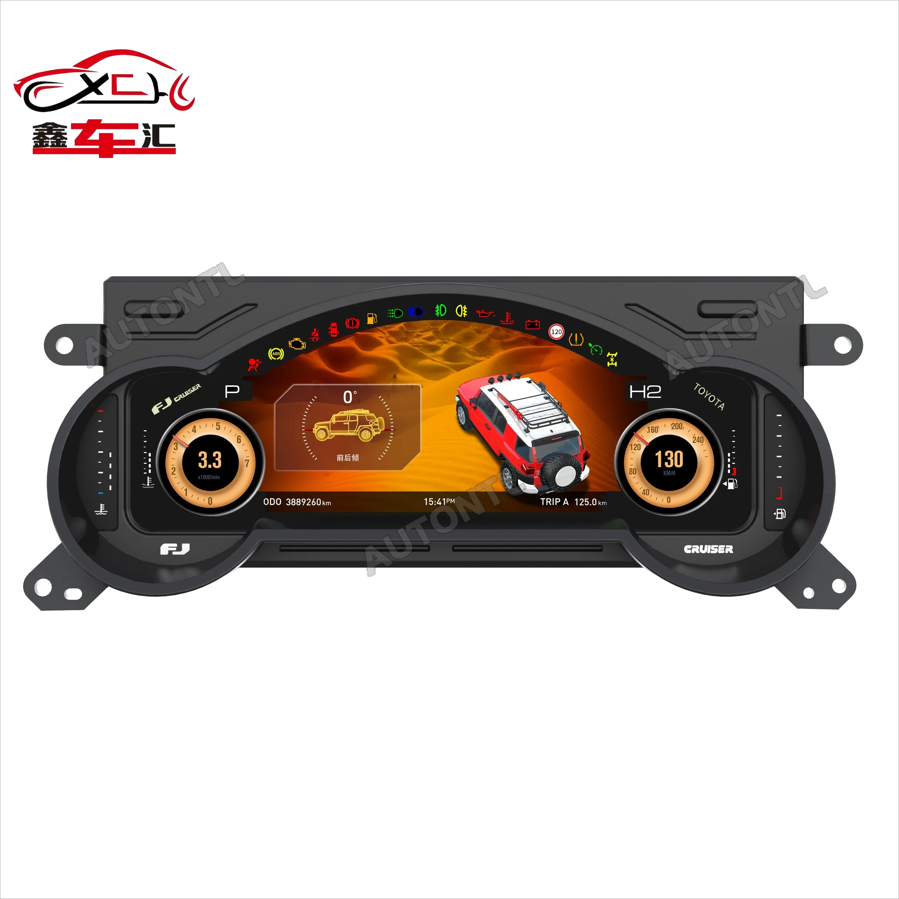 12.3" LCD Digital Dashboard Cluster For TOYOTA FJ LAND CRUISER 2007-2024 Speedometer Virtual Instrument Panel Cockpit Meter
12.3" LCD Digital Dashboard Cluster For TOYOTA FJ LAND CRUISER 2007-2024 Speedometer Virtual Instrument Panel Cockpit Meter