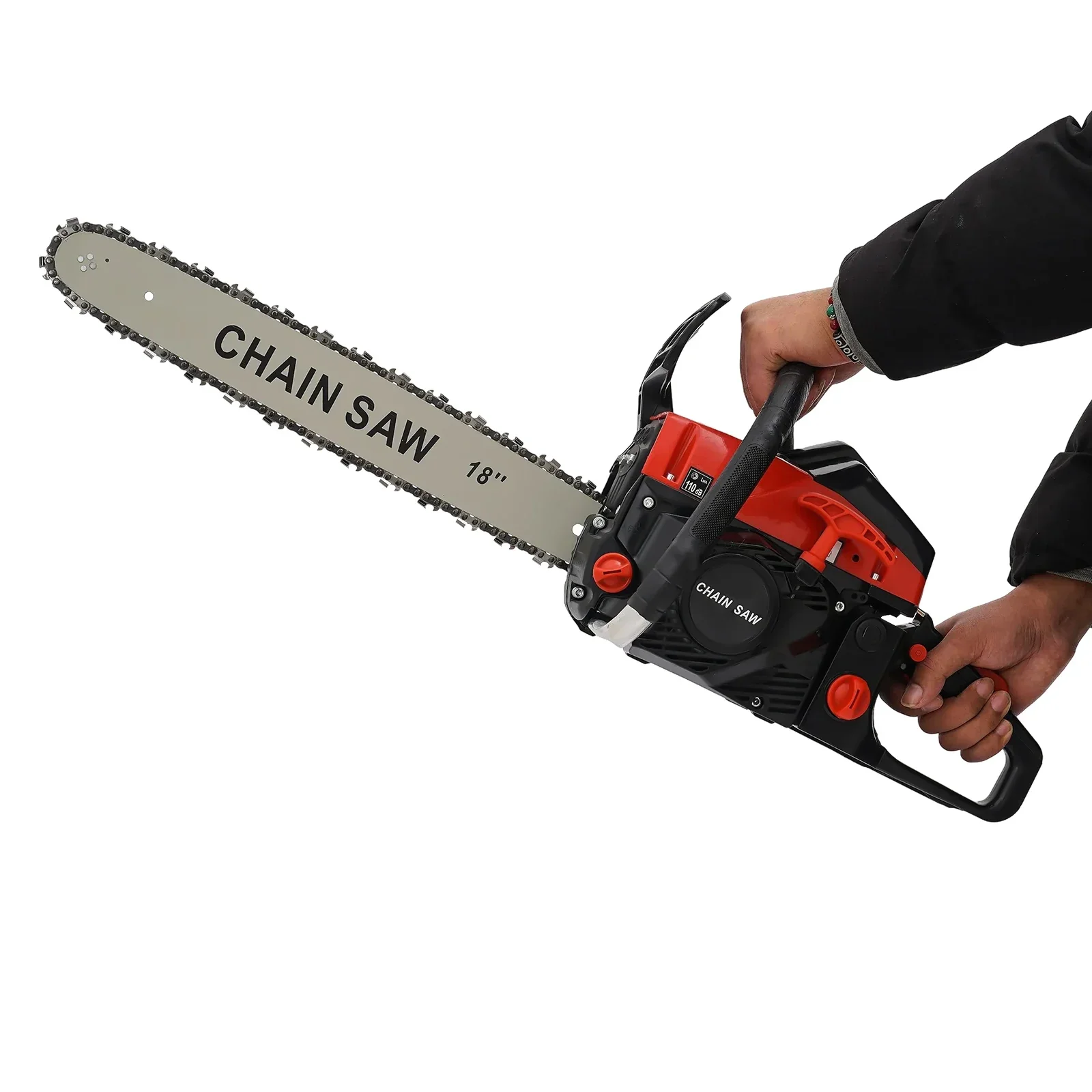 18-inch Gas Chainsaw 58CC Gas-powered Chainsaw 2-Stroke Handheld Gas Chainsaw with Fuel Tank, Suitable for Cutting Wood
18-inch Gas Chainsaw 58CC Gas-powered Chainsaw 2-Stroke Handheld Gas Chainsaw with Fuel Tank, Suitable for Cutting Wood
