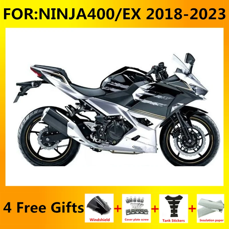 Новый комплект обтекателей для мотоцикла ABS подходит для Ninja400 EX400 EX Ninja 400 2018 2019 2020 2021 2022 2023 полный комплект обтекателей черный серебристый
Новый комплект обтекателей для мотоцикла ABS подходит для Ninja400 EX400 EX Ninja 400 2018 2019 2020 2021 2022 2023 полный комплект обтекателей черный серебристый