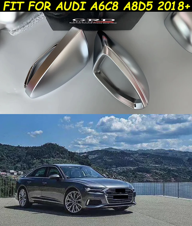 For Audi A6 C8 4K A7 4K8 A8 D5 2018 2019 Matt Silver Side Wing Rearview Rear View Mirror Replace Cover Cap Case Car accessories
For Audi A6 C8 4K A7 4K8 A8 D5 2018 2019 Matt Silver Side Wing Rearview Rear View Mirror Replace Cover Cap Case Car accessories