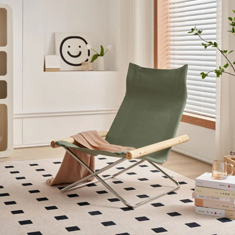 Modern Minimalist Reclining Chair Nordic Balcony Home Outdoor Camping Portable Folding Lazy Canvas Leisure Chair Dropshipping
Modern Minimalist Reclining Chair Nordic Balcony Home Outdoor Camping Portable Folding Lazy Canvas Leisure Chair Dropshipping