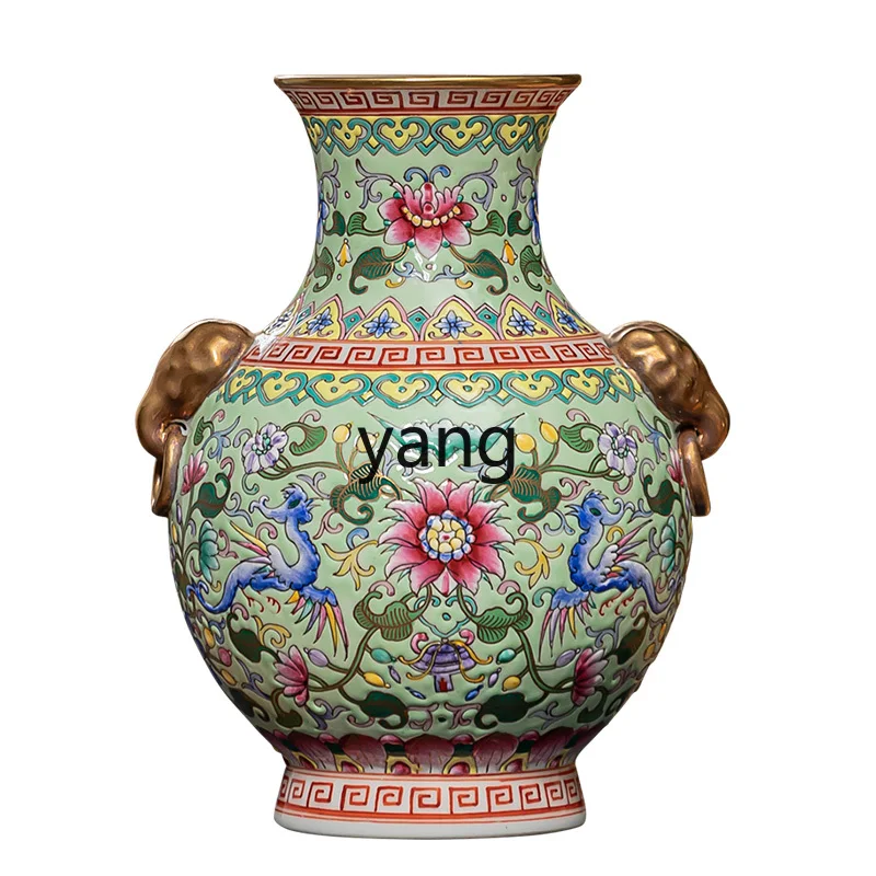 Yjq Цзиндэчжэнь керамическая ваза эмалированная фарфоровая бутылка китайский стиль гостиная курительные полки предметы интерьера украшения
Yjq Цзиндэчжэнь керамическая ваза эмалированная фарфоровая бутылка китайский стиль гостиная курительные полки предметы интерьера украшения