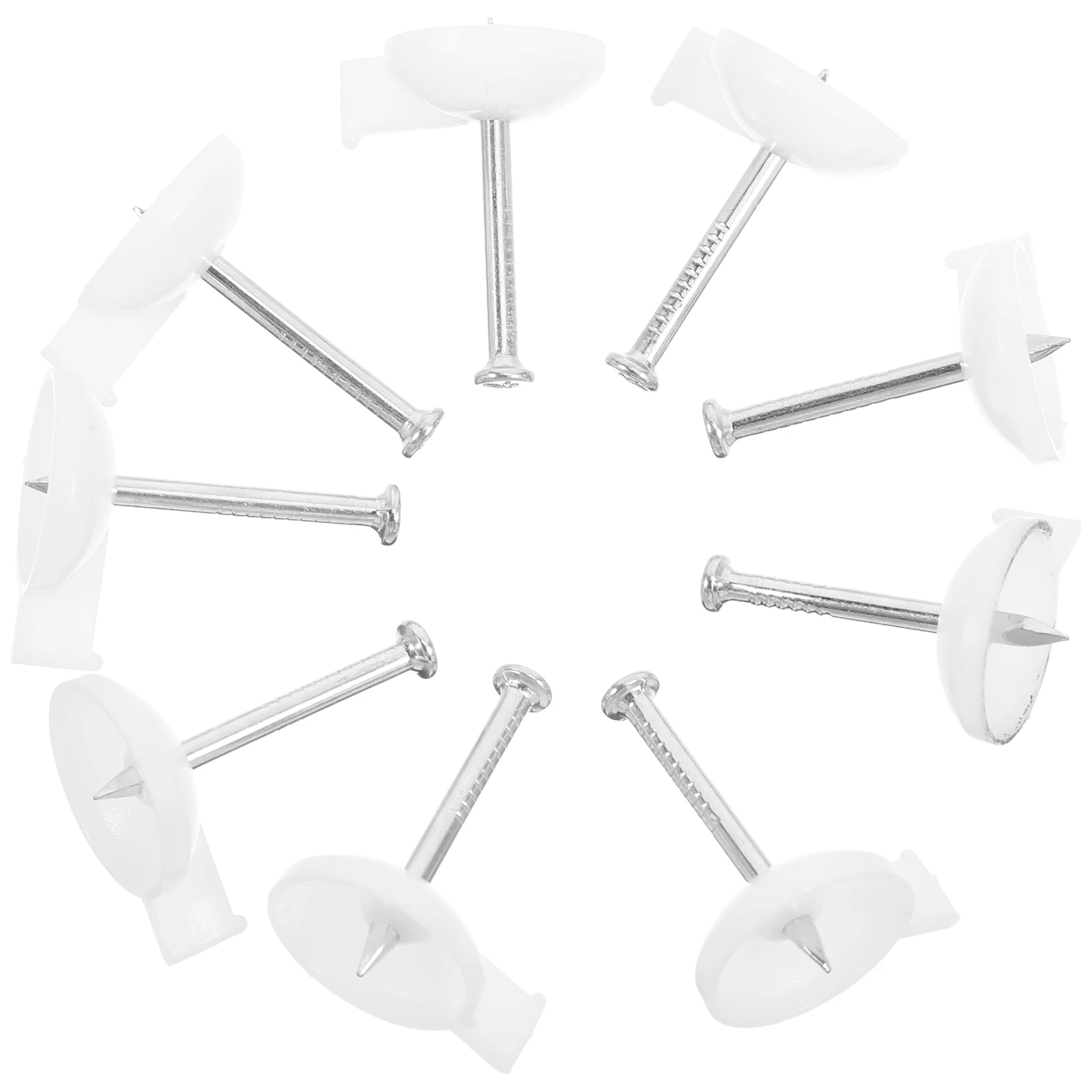 45pcs Wall Nail Fixing Tool Cable Staples White Screws Drywall Setter Pegs Peg Board Hooks Multimaterial Compatibility Secure
45pcs Wall Nail Fixing Tool Cable Staples White Screws Drywall Setter Pegs Peg Board Hooks Multimaterial Compatibility Secure