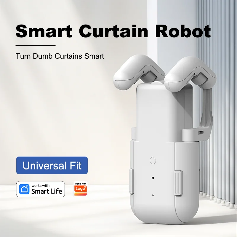 Smart Wi-Fi Curtain Controller-No Installation Required, App Controlled,Timer,Temperature and Light Sensor Compatible with Tuya
Smart Wi-Fi Curtain Controller-No Installation Required, App Controlled,Timer,Temperature and Light Sensor Compatible with Tuya