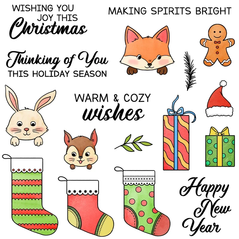 Cute Christmas Stockings Cutting Dies Clear Stamp DIY Scrapbooking Metal Dies Silicone Stamp For Cards Albums Decor
Cute Christmas Stockings Cutting Dies Clear Stamp DIY Scrapbooking Metal Dies Silicone Stamp For Cards Albums Decor