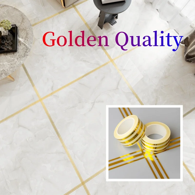 Beautiful Seam Wall Gap Decoration Self-adhesive Waterproof and Wear-resistant Living Room Floor Tiles Floor Tiles Gilded Lines
Beautiful Seam Wall Gap Decoration Self-adhesive Waterproof and Wear-resistant Living Room Floor Tiles Floor Tiles Gilded Lines