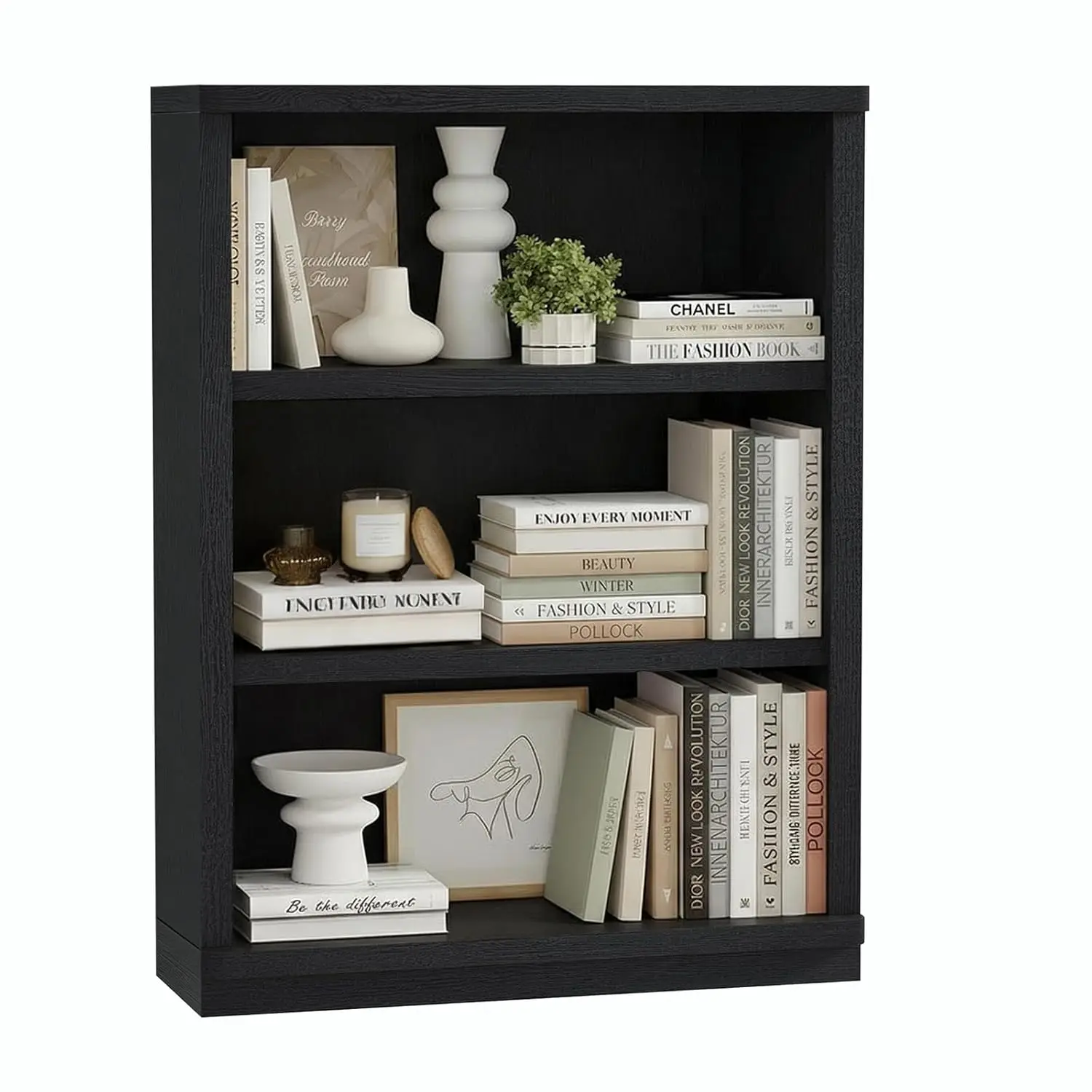 3 -Tier Bookcase and Book Shelf, 31” Wide Bookshelves, Wooden Bookcase Display Storage for Home Office, Living Room, Customized
3 -Tier Bookcase and Book Shelf, 31” Wide Bookshelves, Wooden Bookcase Display Storage for Home Office, Living Room, Customized