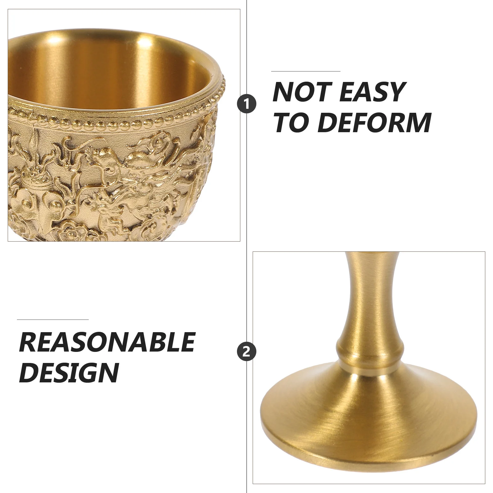 Dragon Phoenix Brass Goblet Retro Chinese Liquor Cup Decorative Wine Goblet For Home Bar Party Desktop Decor
Dragon Phoenix Brass Goblet Retro Chinese Liquor Cup Decorative Wine Goblet For Home Bar Party Desktop Decor