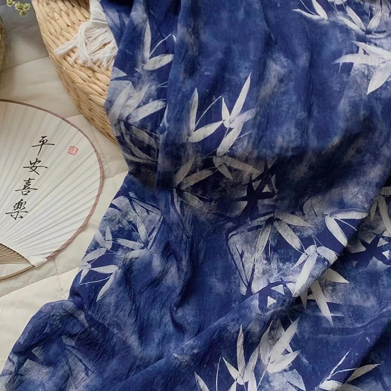 Ткань Tencel Ramie с цифровой печатью, новое китайское платье Cheongsam в национальном стиле, ткань в стиле ретро, женское платье Hanfu 200*140 см
Ткань Tencel Ramie с цифровой печатью, новое китайское платье Cheongsam в национальном стиле, ткань в стиле ретро, женское платье Hanfu 200*140 см