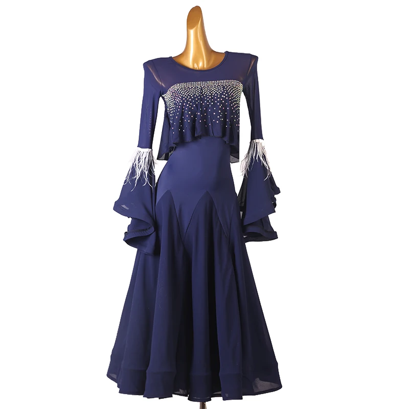 New Royal bkue Modern Dance Dress National Standard Dance Wear Ballroom Dance Dresses For Women Waltz Performance Costumes
New Royal bkue Modern Dance Dress National Standard Dance Wear Ballroom Dance Dresses For Women Waltz Performance Costumes