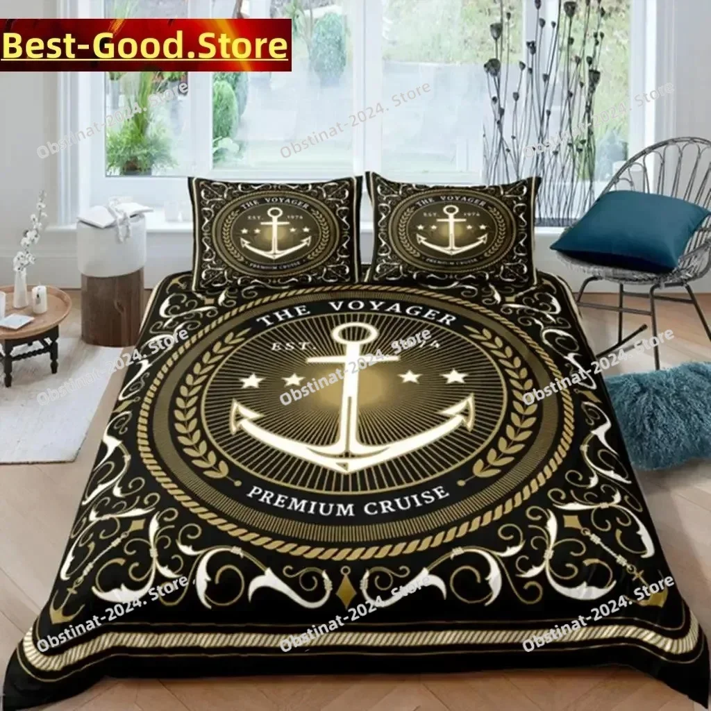 Luxury 3D Nautical Anchor Bedding Set Printed Duvet Cover Sheet Pillowcase Bed Soft Quilt Cover Full Queen King Size Boys Adults
Luxury 3D Nautical Anchor Bedding Set Printed Duvet Cover Sheet Pillowcase Bed Soft Quilt Cover Full Queen King Size Boys Adults