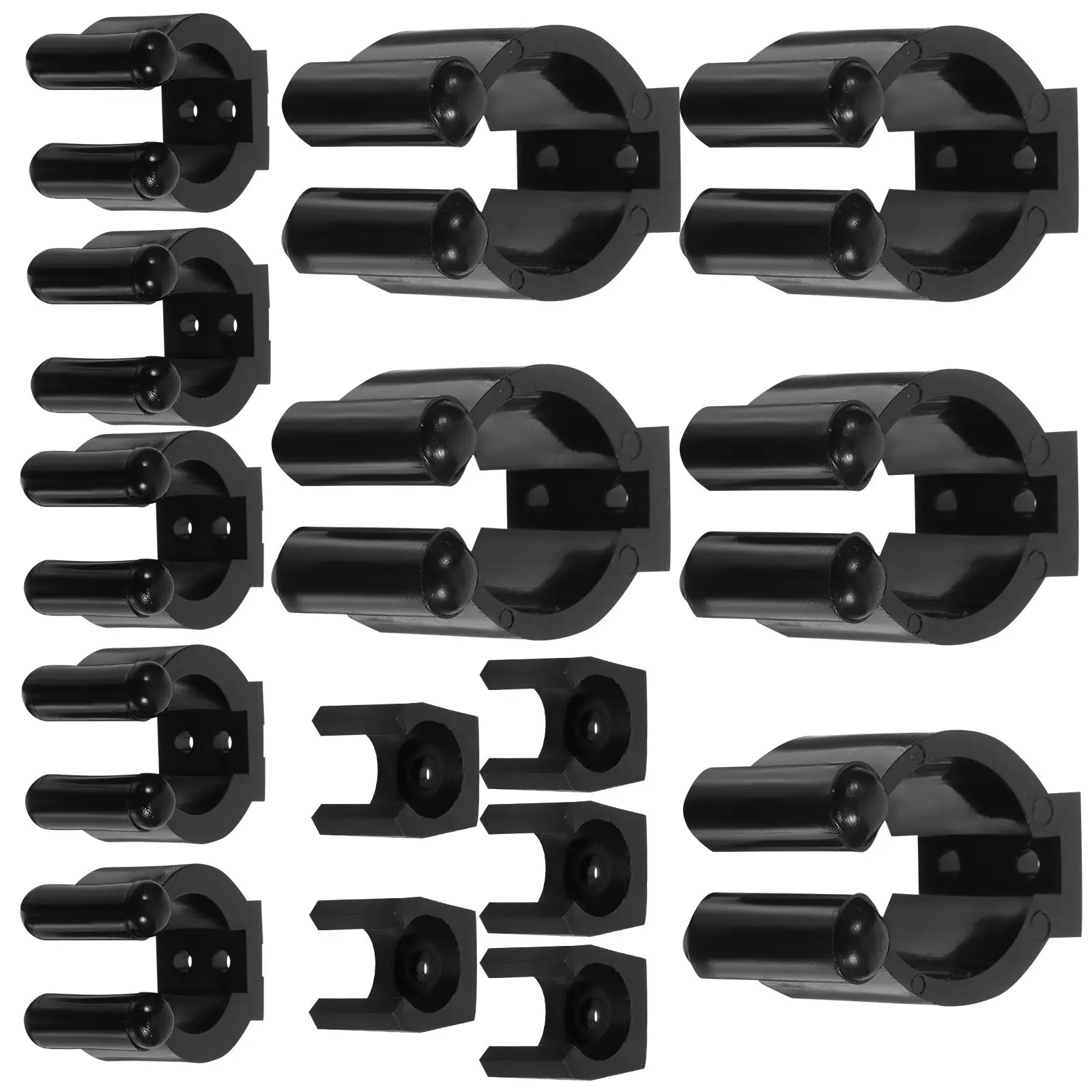 15 Pcs Pool Holders Wall Mount Fishing Rod Brackets Durable Plastic Compact Space Saving Snooker Cues Rack Storage
15 Pcs Pool Holders Wall Mount Fishing Rod Brackets Durable Plastic Compact Space Saving Snooker Cues Rack Storage
