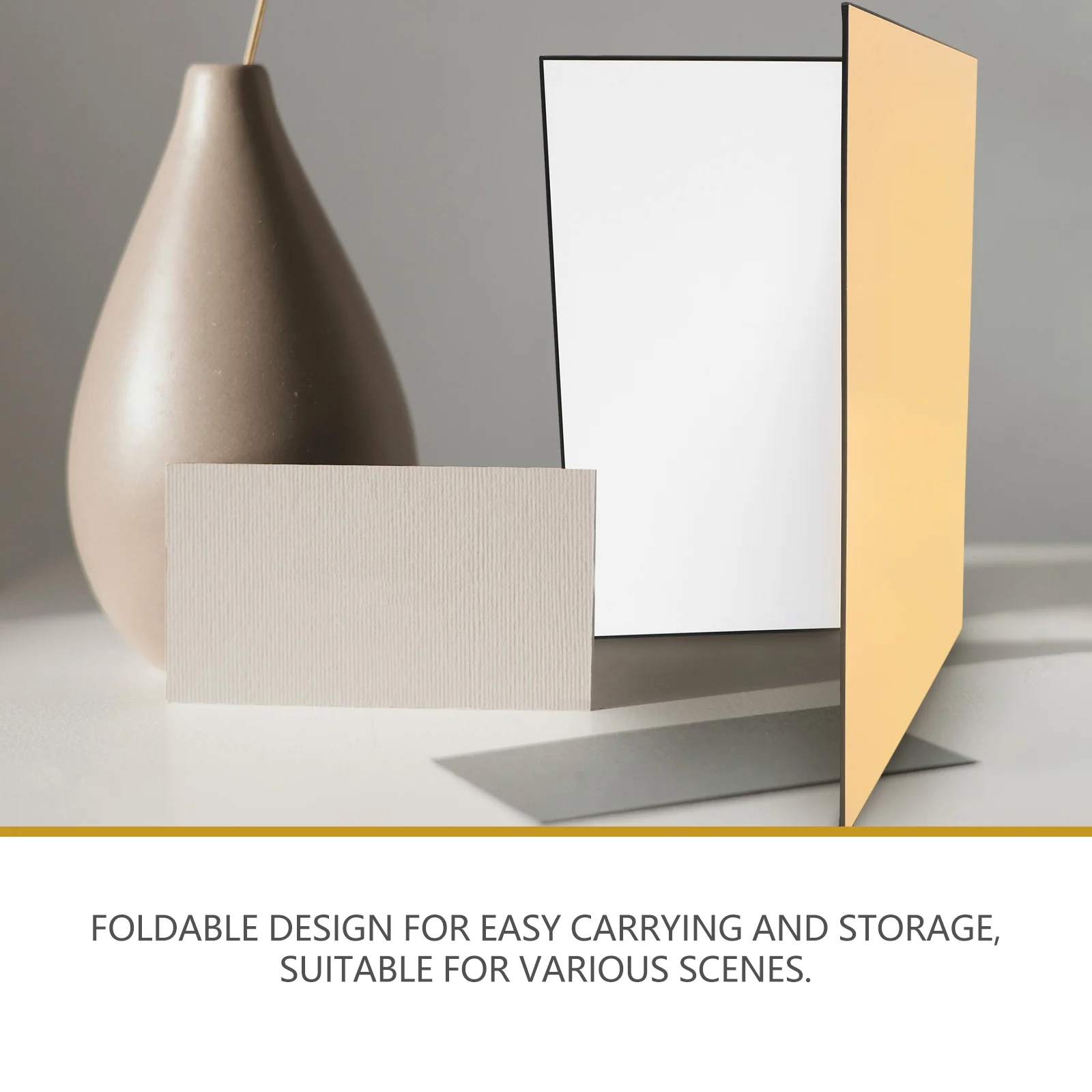 A3 Foldable Reflector Cardboard Paper Light Diffuser Black White Gold Light Reflectors For Photography Studio Props
A3 Foldable Reflector Cardboard Paper Light Diffuser Black White Gold Light Reflectors For Photography Studio Props