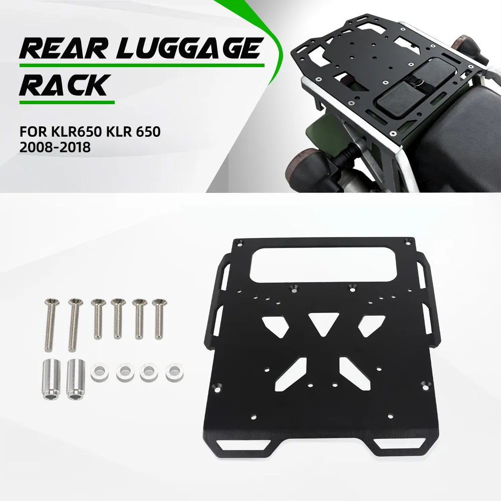 For Kawasaki KLR650 KLR 650 2008-2018 2009 2010 Rear Rack Luggage Shelf Bracket Tailbox Support Holder Motorcycle Accessories
For Kawasaki KLR650 KLR 650 2008-2018 2009 2010 Rear Rack Luggage Shelf Bracket Tailbox Support Holder Motorcycle Accessories
