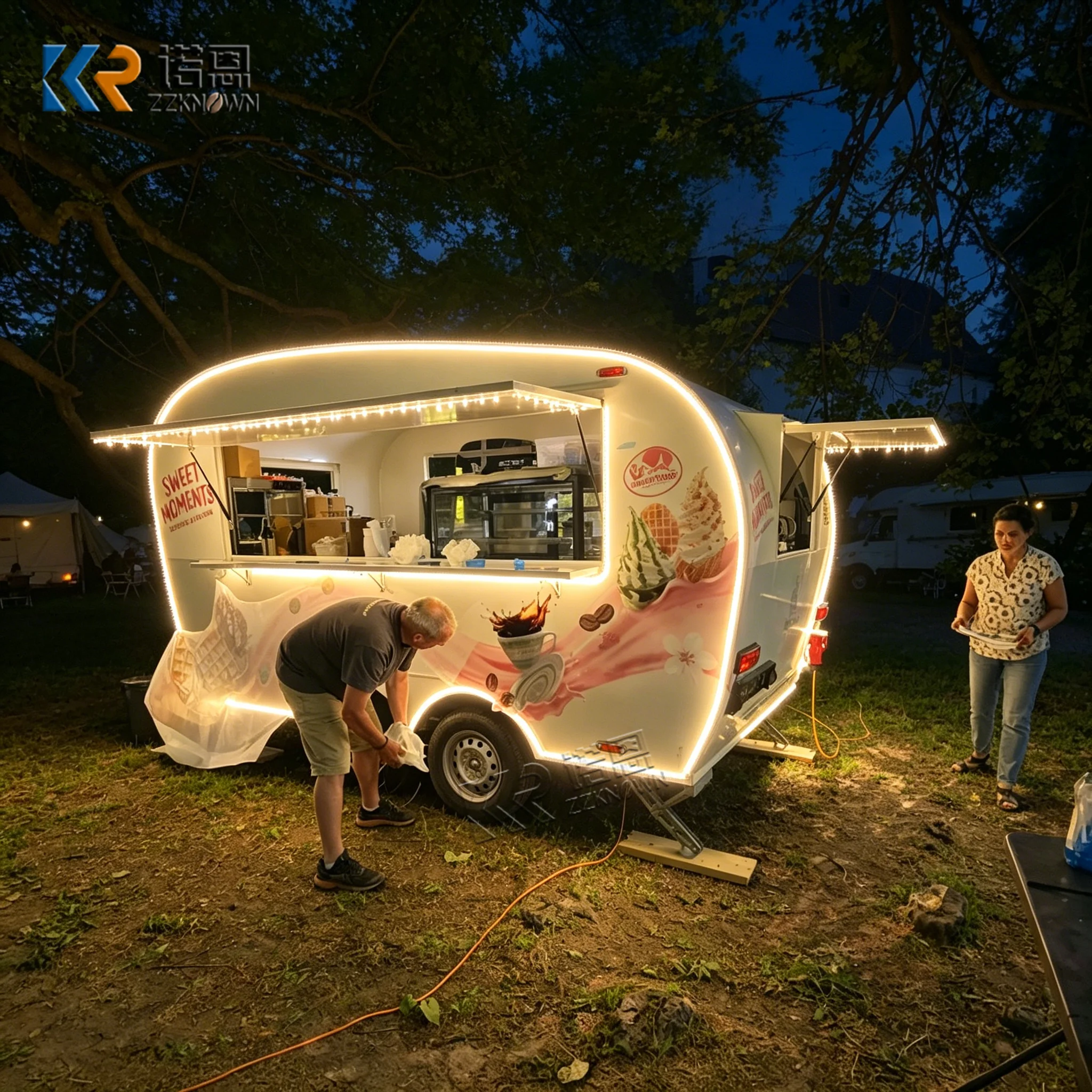 Customizable Stainless Steel Kitchen Cart Fiberglass Mobile Food Trailer for Fast Food Vending Truck
Customizable Stainless Steel Kitchen Cart Fiberglass Mobile Food Trailer for Fast Food Vending Truck