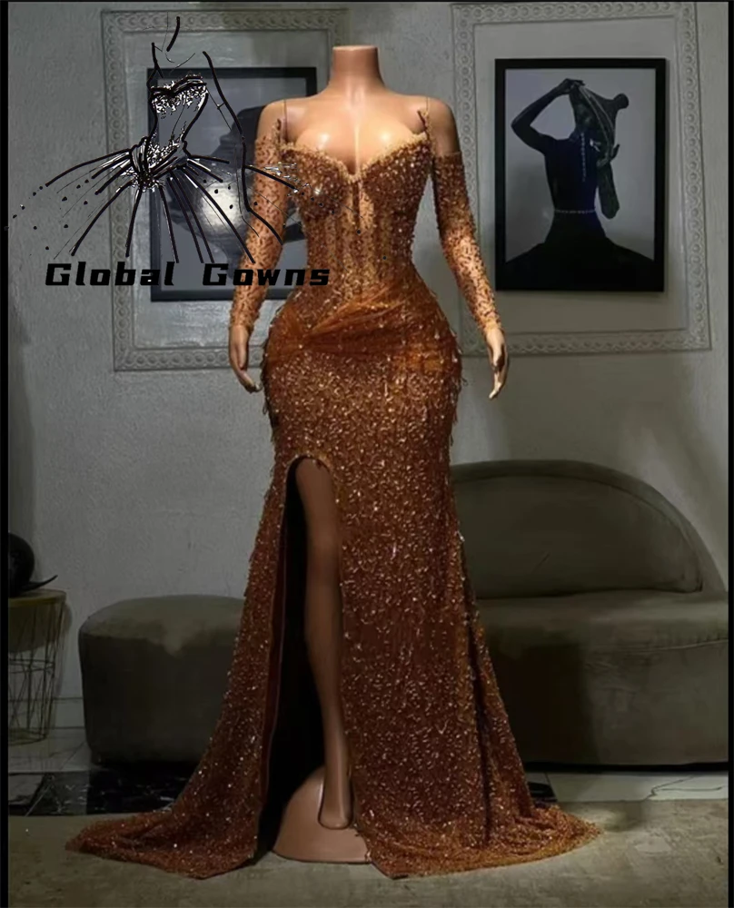 Gold Strapless Rhinestone Luxury Middle Eastern Evening Dresses Bead Crystal Birthday Party Dress Gloves Formal Gown Customized
Gold Strapless Rhinestone Luxury Middle Eastern Evening Dresses Bead Crystal Birthday Party Dress Gloves Formal Gown Customized