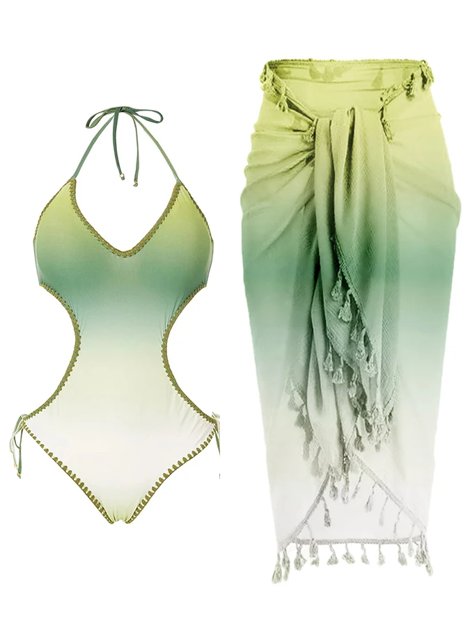 Colorblock Gradient Print Fringe 2023 Fashion Women Swimwear Summer One Piece Bathing Suits Vacation Sexy / New
Colorblock Gradient Print Fringe 2023 Fashion Women Swimwear Summer One Piece Bathing Suits Vacation Sexy / New