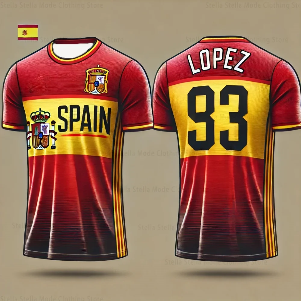 Men Women Kids 2025 July New Spain Summer T-Shirts Eco Friendly Organic Cotton Tees Featuring Spanish Coastal Designs
Men Women Kids 2025 July New Spain Summer T-Shirts Eco Friendly Organic Cotton Tees Featuring Spanish Coastal Designs