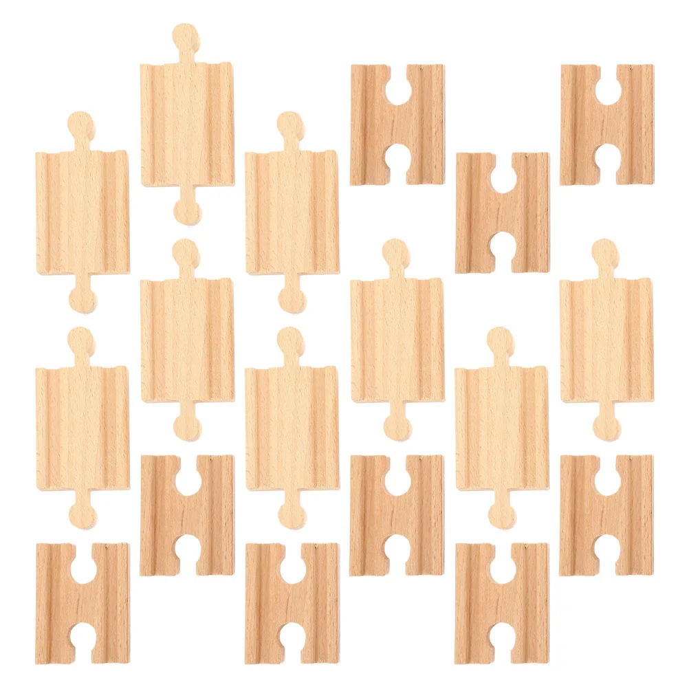 18 Pcs Wooden Train Track Accessories Straight Tracks Compatible Kits Easy Assemble Disassemble Smooth Edges
18 Pcs Wooden Train Track Accessories Straight Tracks Compatible Kits Easy Assemble Disassemble Smooth Edges