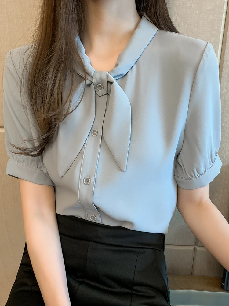 Faionable ort Sve Chiffon irt Women's Summer New Sle Thin Top Korean Version Slim Fit Commute Sle Pure Color
Faionable ort Sve Chiffon irt Women's Summer New Sle Thin Top Korean Version Slim Fit Commute Sle Pure Color