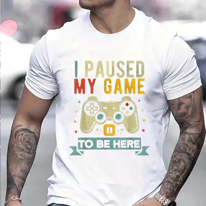 I'm Pausing My Game to Be Here Funny Video Game Humor Joke Men's Women's T-Shirt Crazy Cute Letter Graffiti Couple's T-Shirts
I'm Pausing My Game to Be Here Funny Video Game Humor Joke Men's Women's T-Shirt Crazy Cute Letter Graffiti Couple's T-Shirts