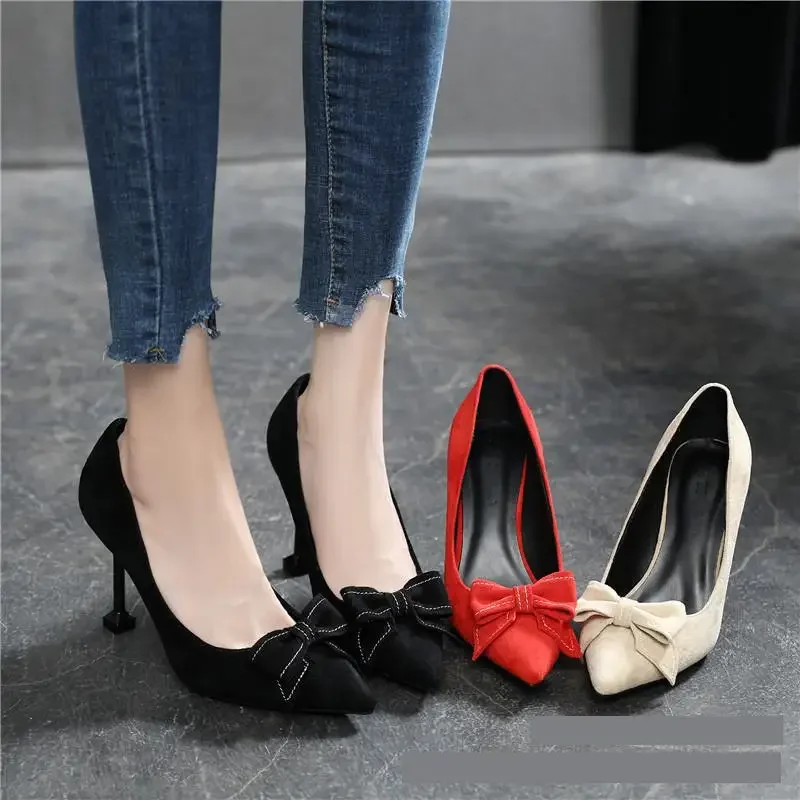 Size 30-43 Thin Heel Black Red Party Wedding Shoes For Women Point Toe Pumps Large Size Sexy High Heels
Size 30-43 Thin Heel Black Red Party Wedding Shoes For Women Point Toe Pumps Large Size Sexy High Heels