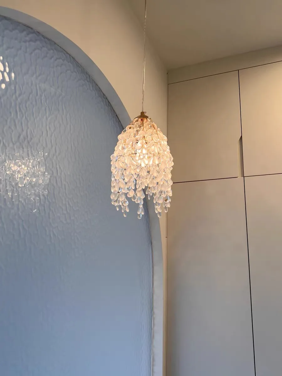 YEBMLP Crystal Chandelier Modern French Pendant Lamp Handcrafted Raindrop Design Hanging Light For Dining Living Room Bedroom
YEBMLP Crystal Chandelier Modern French Pendant Lamp Handcrafted Raindrop Design Hanging Light For Dining Living Room Bedroom