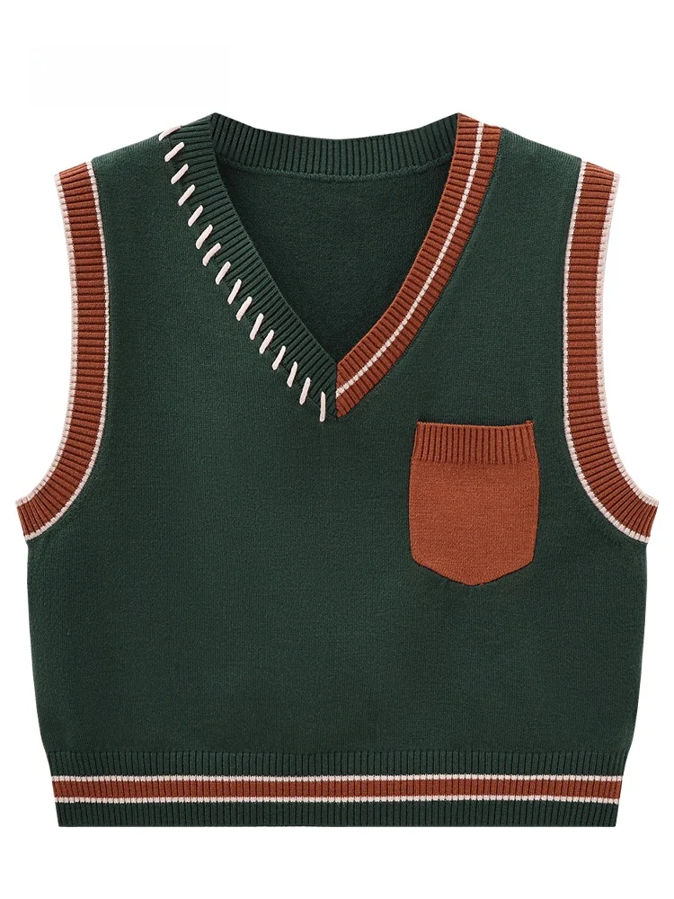 JZZDEMM Color Blo ket V-Ne Knitted Vest Women's Slim Fit ort Top Trendy Outerwear Faion Commute Sle Cotton Blend
JZZDEMM Color Blo ket V-Ne Knitted Vest Women's Slim Fit ort Top Trendy Outerwear Faion Commute Sle Cotton Blend