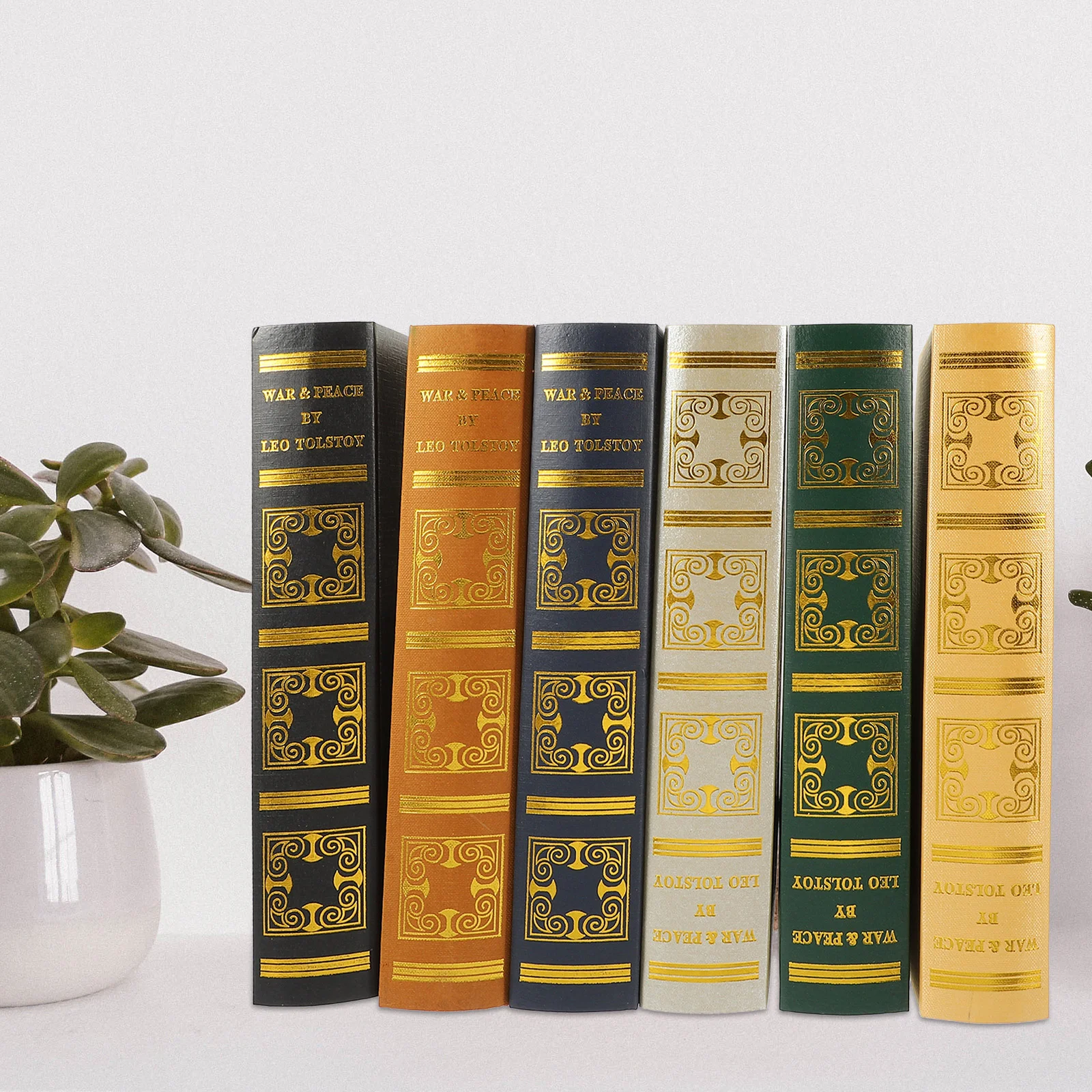 6 Pcs Fake Book Adornment European Retro Decorative Ornaments Faux Books Imitation
6 Pcs Fake Book Adornment European Retro Decorative Ornaments Faux Books Imitation
