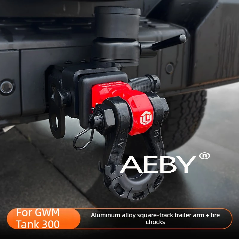 AEBY для GWM Tank 300 2023-2025 Держатель буксирного крюка 2-в-1 и держатель запасного колеса, задний буксирный крюк с креплением на шину, с поворотным держателем для шин
AEBY для GWM Tank 300 2023-2025 Держатель буксирного крюка 2-в-1 и держатель запасного колеса, задний буксирный крюк с креплением на шину, с поворотным держателем для шин